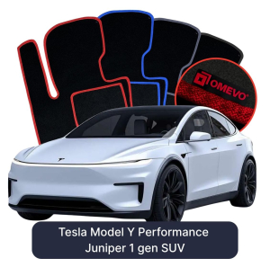 Dywaniki Welurowe OMEVO do Tesla Model Y Performance Juniper  1 gen SUV (2025-2026)