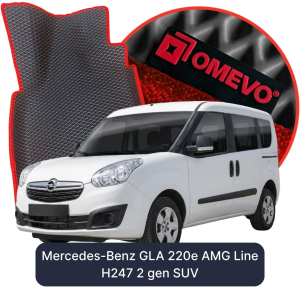 OMEVO 5D Pro EVA Dywaniki do Opel Combo D 5 - Osobowy 3 gen Minivan 5 drzwi (2011-2018)