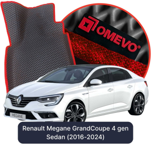 OMEVO 5D Pro EVA Dywaniki do Renault Megane GrandCoupe 4 gen Sedan (2016-2024)