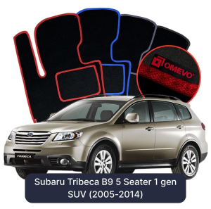 Dywaniki Welurowe OMEVO do Subaru Tribeca B9 5-osobowy 1 gen SUV (2005-2014)
