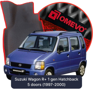 OMEVO 5D Pro EVA Dywaniki do Suzuki Wagon R+ 1 gen Hatchback 5 drzwi (1997-2000)
