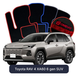Dywaniki Welurowe OMEVO do Toyota RAV 4 GR Sport XA60 6 gen SUV (2025-2026)