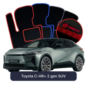 Dywaniki Welurowe OMEVO do Toyota C-HR+ 2 gen SUV (2023-2026)