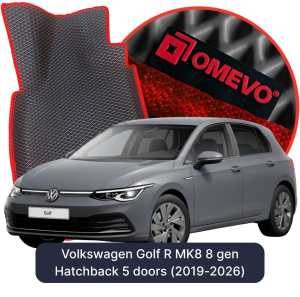 OMEVO 5D Pro EVA Dywaniki do Volkswagen Golf R MK8 8 gen Hatchback 5 drzwi (2019-2026)