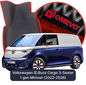 OMEVO 5D Pro EVA Dywaniki do Volkswagen ID.Buzz Cargo
 3-osobowy 1 gen Minivan (2022-2026)