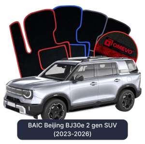 Dywaniki Welurowe OMEVO do BAIC Beijing BJ30e 2 gen SUV (2023-2026)