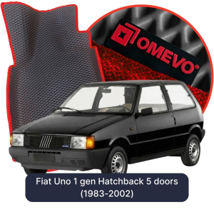 OMEVO 5D Pro EVA Dywaniki do Fiat Uno 1 gen Hatchback 5 drzwi (1983-2002)