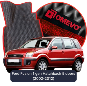 OMEVO 5D Pro EVA Dywaniki do Ford Fusion 1 gen Hatchback 5 drzwi (2002-2012)