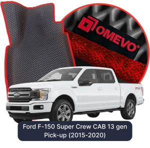 OMEVO 5D Pro EVA Dywaniki do Ford F-150 Super Crew CAB 13 gen Pick-up (2015-2020)