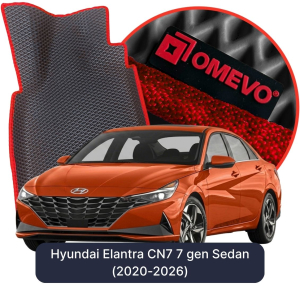 OMEVO 5D Pro EVA Dywaniki do Hyundai Elantra CN7 7 gen Sedan (2020-2026)