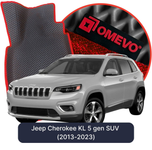 OMEVO 5D Pro EVA Dywaniki do Jeep Cherokee KL 5 gen SUV (2013-2023)
