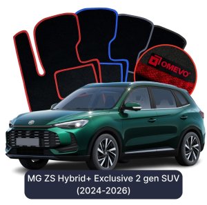 Dywaniki Welurowe OMEVO do MG ZS Hybrid+ Exclusive  2 gen SUV (2024-2026)