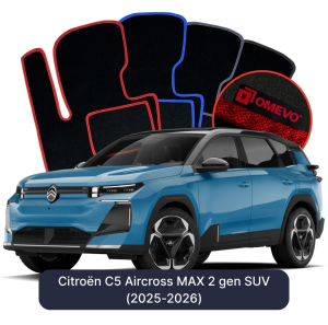 Dywaniki Welurowe OMEVO do Citroën C5 Aircross MAX 2 gen SUV (2025-2026)