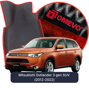 OMEVO 5D Pro EVA Dywaniki do Mitsubishi Outlander 3 gen SUV (2012-2022)