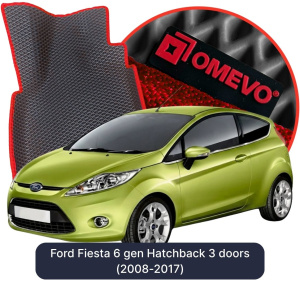 OMEVO 5D Pro EVA Dywaniki do Ford Fiesta 6 gen Hatchback 3 drzwi (2008-2017)