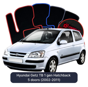 Dywaniki Welurowe OMEVO do Hyundai Getz TB 1 gen Hatchback 5 drzwi (2002-2011)