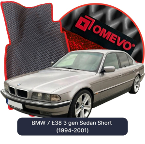 OMEVO 5D Pro EVA Dywaniki do BMW 7 E38 3 gen Sedan Short (1994-2001)