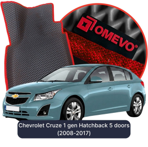 OMEVO 5D Pro EVA Dywaniki do Chevrolet Cruze 1 gen Hatchback 5 drzwi (2008-2017)