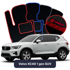 Dywaniki Welurowe OMEVO do Volvo XC40 1 gen SUV (2017-2026)