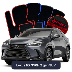 Dywaniki Welurowe OMEVO do Lexus NX 350H 2 gen SUV (2021-2026)
