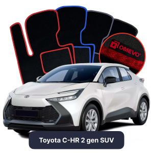 Dywaniki Welurowe OMEVO do Toyota C-HR 2 gen SUV (2023-2026)