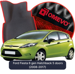 OMEVO 5D Pro EVA Dywaniki do Ford Fiesta 6 gen Hatchback 5 drzwi (2008-2017)