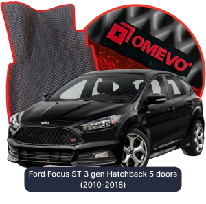 OMEVO 5D Pro EVA Dywaniki do Ford Focus ST 3 gen Hatchback 5 drzwi (2010-2018)