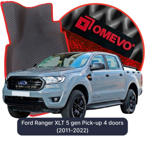 OMEVO 5D Pro EVA Dywaniki do Ford Ranger XLT 5 gen Pick-up 4 drzwi (2011-2022)