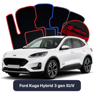 Dywaniki Welurowe OMEVO do Ford Kuga Titanium 3 gen SUV (2019-2026)