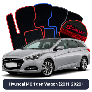Dywaniki Welurowe OMEVO do Hyundai I40 1 gen Kombi (2011-2020)