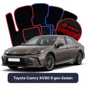 Dywaniki Welurowe OMEVO do Toyota Camry XV80 9 gen Sedan (2023-2026)