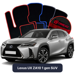 Dywaniki Welurowe OMEVO do Lexus UX ZA10 1 gen SUV (2018-2026)