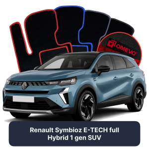 Dywaniki Welurowe OMEVO do Renault Symbioz E-TECH full Hybrid 1 gen SUV (2024-2026)