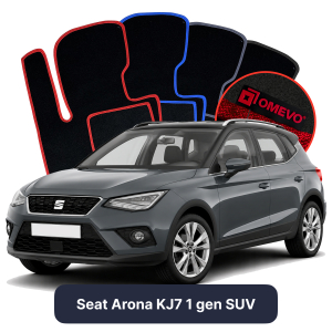 Dywaniki Welurowe OMEVO do Seat Arona KJ7 1 gen SUV (2017-2026)