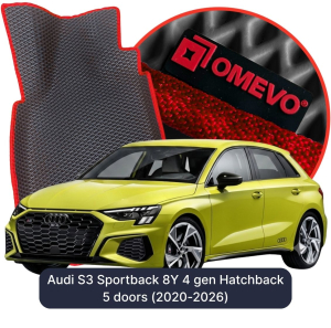OMEVO 5D Pro EVA Dywaniki do Audi S3 Sportback 8Y 4 gen Hatchback 5 drzwi (2020-2026)