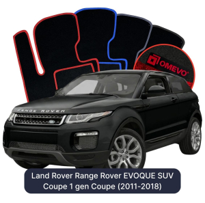 Dywaniki Welurowe OMEVO do Land Rover Range Rover EVOQUE SUV Coupe 1 gen Coupe (2011-2018)