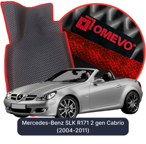 OMEVO 5D Pro EVA Dywaniki do Mercedes-Benz SLK R171 2 gen Cabrio (2004-2011)