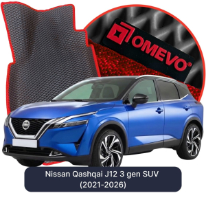 OMEVO 5D Pro EVA Dywaniki do Nissan Qashqai J12 3 gen SUV (2021-2026)