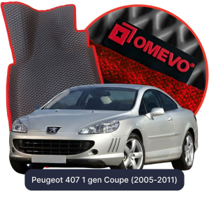 OMEVO 5D Pro EVA Dywaniki do Peugeot 407 1 gen Coupe (2005-2011)