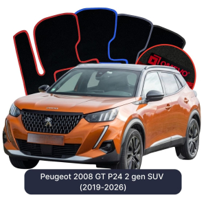 Dywaniki Welurowe OMEVO do Peugeot 2008 GT P24 2 gen SUV (2019-2026)