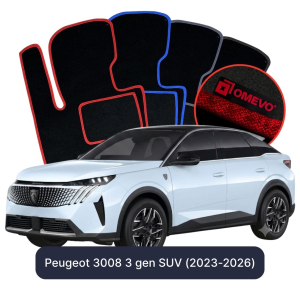 Dywaniki Welurowe OMEVO do Peugeot 3008 3 gen SUV (2023-2026)