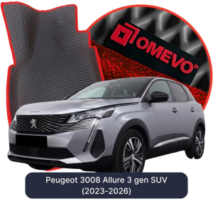 OMEVO 5D Pro EVA Dywaniki do Peugeot 3008 Allure 3 gen SUV (2023-2026)