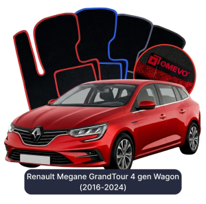 Dywaniki Welurowe OMEVO do Renault Megane GrandTour 4 gen Kombi (2016-2024)