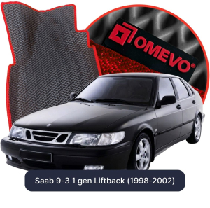 OMEVO 5D Pro EVA Dywaniki do Saab 9-3 1 gen Liftback (1998-2002)