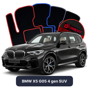 Dywaniki Welurowe OMEVO do BMW X5 G05 4 gen SUV (2018-2026)
