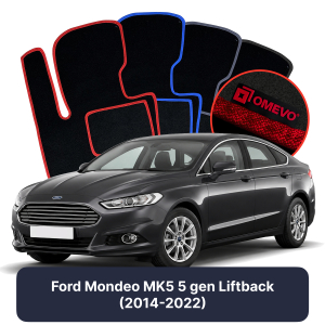 Dywaniki Welurowe OMEVO do Ford Mondeo MK5 5 gen Liftback (2014-2022)
