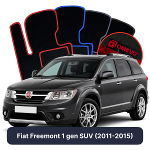 Dywaniki Welurowe OMEVO do Fiat Freemont 1 gen SUV (2011-2015)