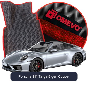 OMEVO 5D Pro EVA Dywaniki do Porsche 911 Targa 8 gen Coupe (2019-2026)