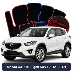 Dywaniki Welurowe OMEVO do Mazda CX-5 KE 1 gen SUV (2012-2017)