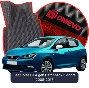 OMEVO 5D Pro EVA Dywaniki do Seat Ibiza 6J 4 gen Hatchback 5 drzwi (2008-2017)